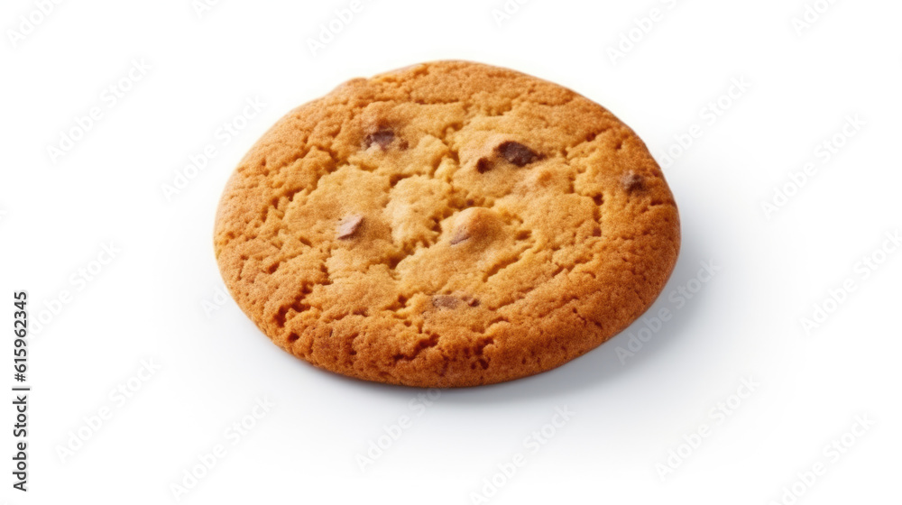 cookie isolated on white created with Generative AI technology cookie isolated on white created with Generative AI technology