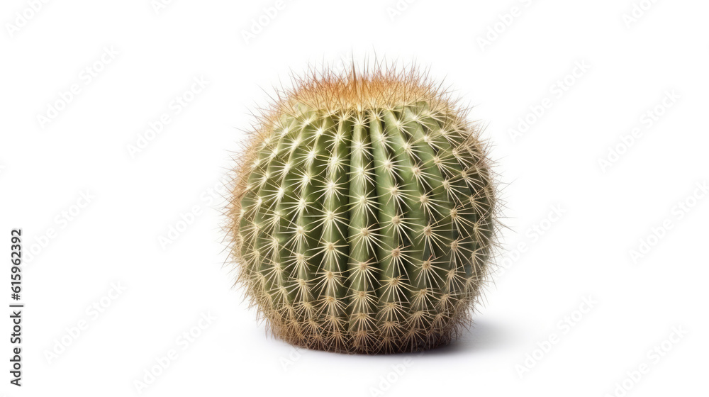 cactus isolated on white created with Generative AI technology cactus isolated on white created with Generative AI technology