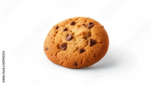 cookie isolated on white created with Generative AI technology