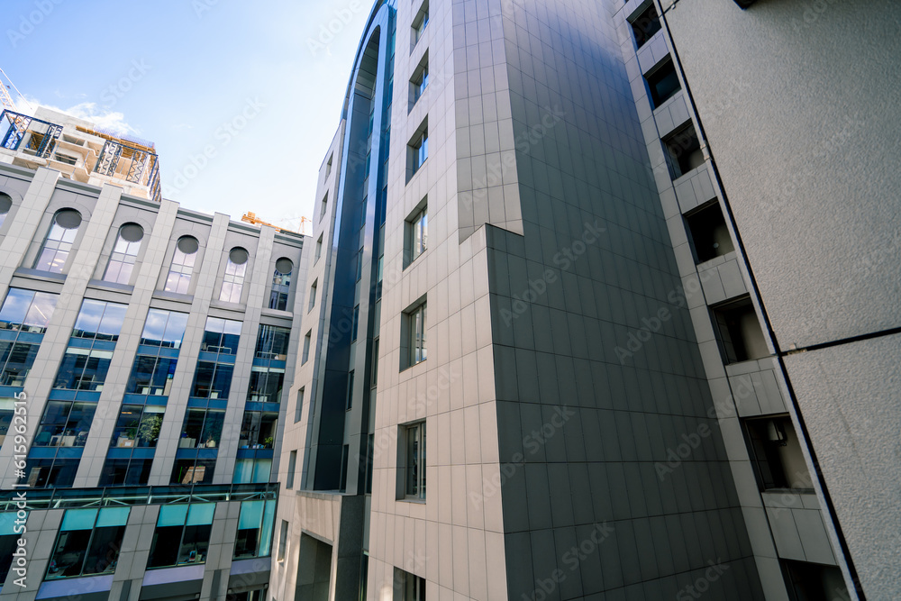 custom made wallpaper toronto digitalthe building of the business center in the city a beautiful glass facade architecture urban view