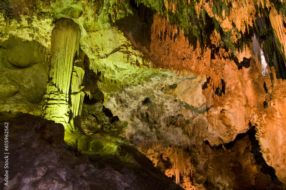 Veiled Statue in Carlsbad Caverns National Park, New Mexico
