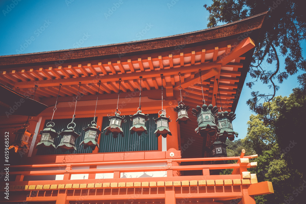 Kasuga-Taisha Shrine temple in Nara park, Japan Kasuga-Taisha Shrine temple in Nara park, Japan