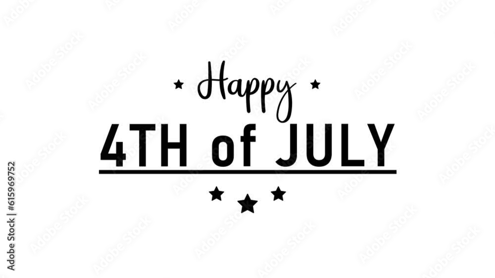 4K Happy 4th of July Independence day Animation. Great for ceremonies, greetings, celebrations, banners and Flyer. 4K Happy 4th of July Independence day Animation. Great for ceremonies, greetings, celebrations, banners and Flyer.