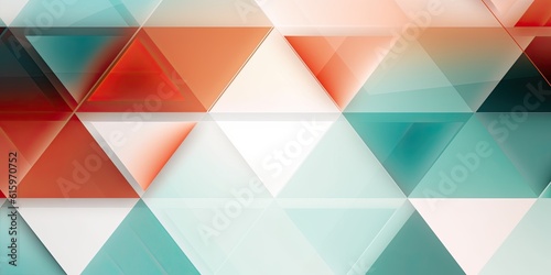 Abstract geometric background with triangle shape made with Generative AI