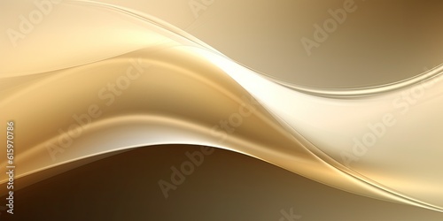 Abstract modern light gold background with copy space made with Generative AI
