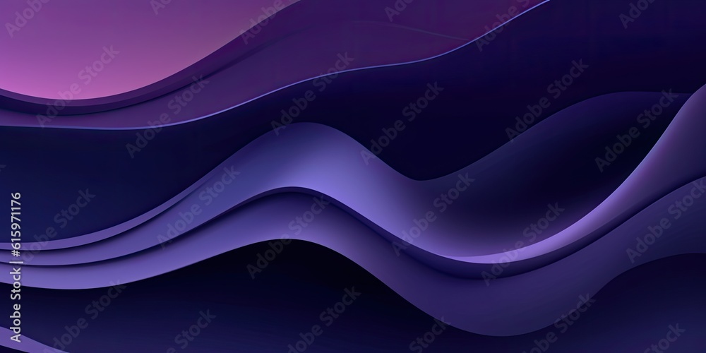 flat lay layered style purple paper cut waves abstract background made with Generative AI flat lay layered style purple paper cut waves abstract background made with Generative AI