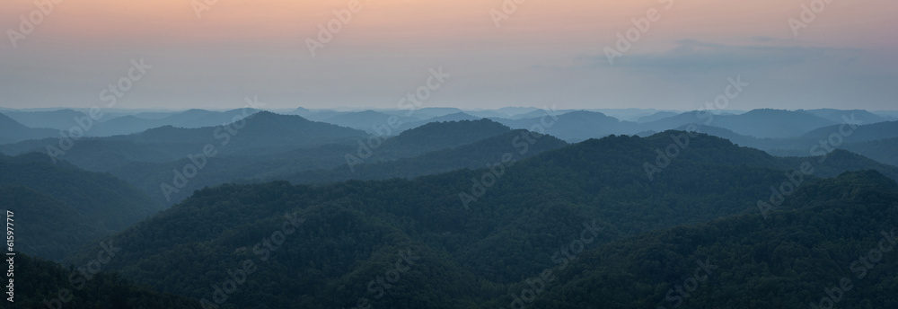 Mountain Ridges in Appalachia