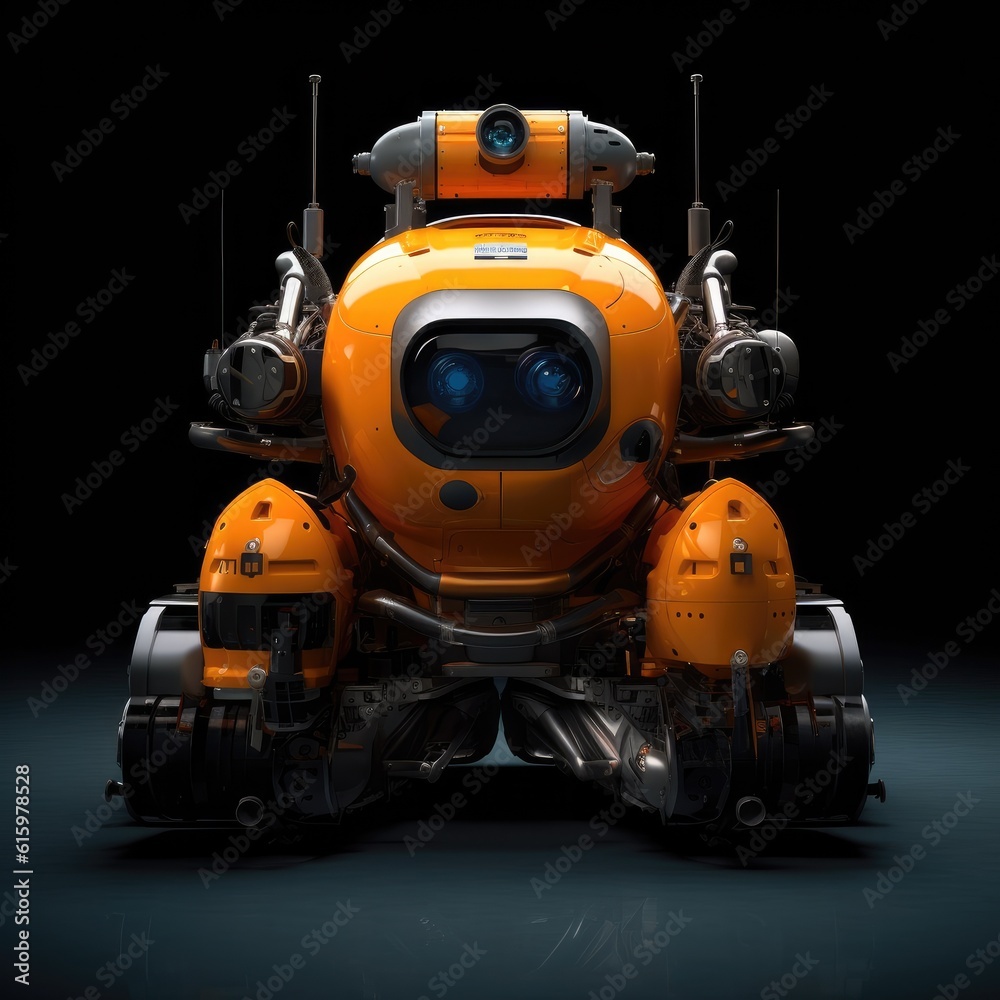 Deep underwater exploration robot, Deep sea exploration.
