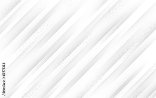3D white diagonal line with a grey shadow, architecture geometry tech abstract subtle background vector illustration.