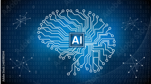 ai, artificial intelligence, ai trend, data processing, data, technology, technological future, 3d illustration