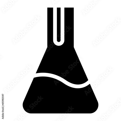 The Black Chemical Icon Symbol is Perfect as an Additional Element to your Design