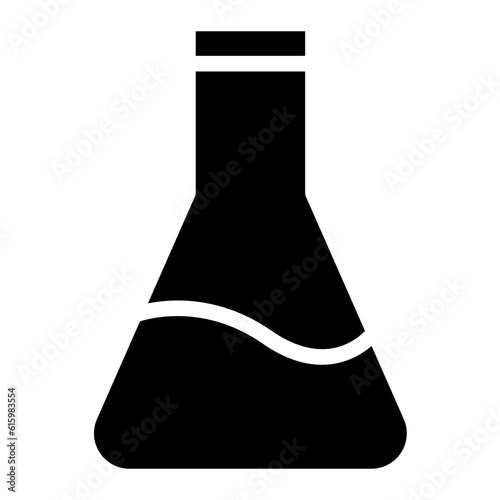 The Black Chemical Icon Symbol is Perfect as an Additional Element to your Design