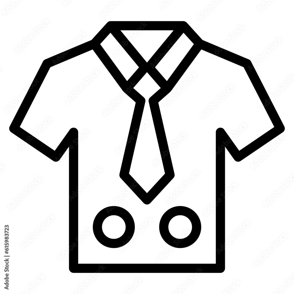 The Black Shirt School Icon Symbol is Perfect as an Additional Element to your Design The Black Shirt School Icon Symbol is Perfect as an Additional Element to your Design