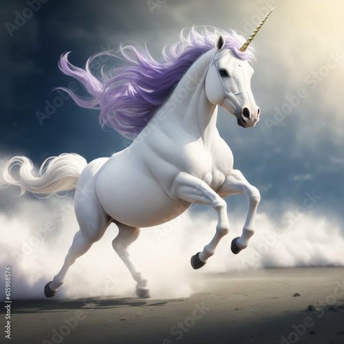 Witness the Dynamic Beauty of the Running Unicorn © WOW Images