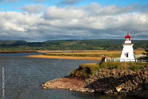 Anderson hollow lighthouse in New Brunswick in Canada