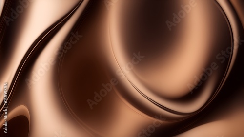 A beautiful abstract cream, dark tan color backdrop for a product presentation, detailed and crisp image. background. Generative AI