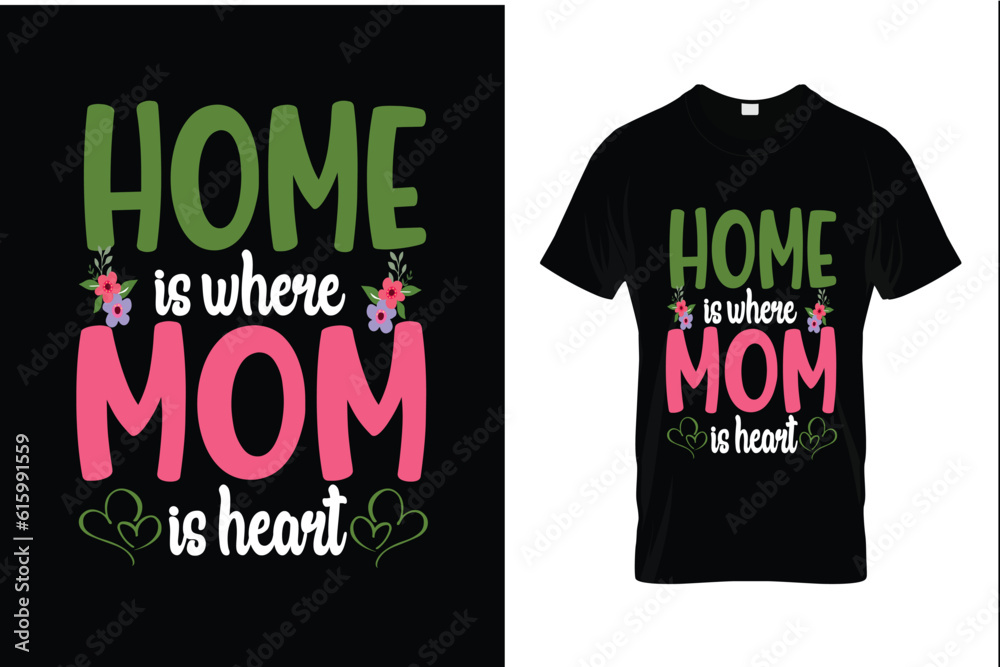 Fototapeta premium mom t-shirt design