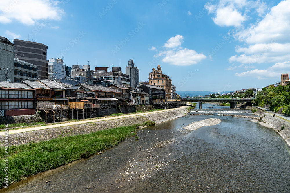 Obraz premium 鴨川納涼床・京都