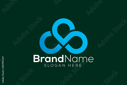 Obraz na płótnie
Letter B cloud logo design template w salonie