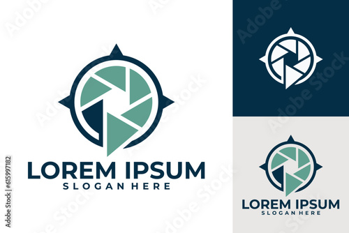 shutter logo icon vector illustration