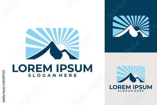mountain logo vector design template