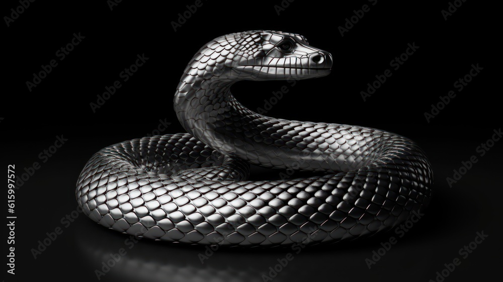 Fototapeta premium black snake