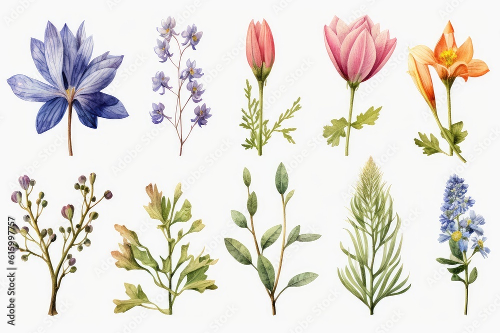 collection of flowers collection of flowers