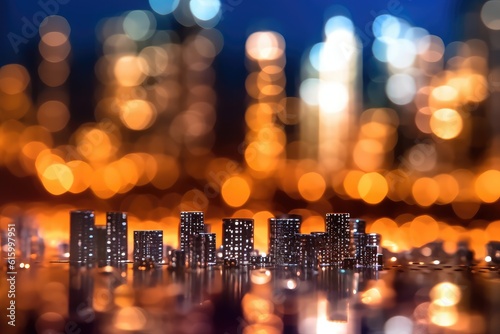 Wallpaper Mural christmas tree in the city Torontodigital.ca