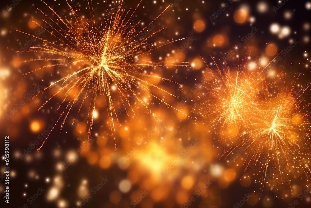 Fototapeta premium fireworks in the night sky