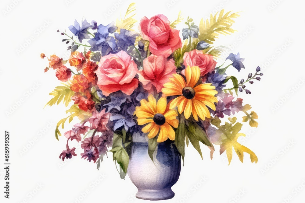Obraz premium bouquet of flowers in vase