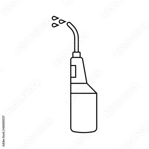 Oral irrigator icon design. isolated on white background. vector illustration