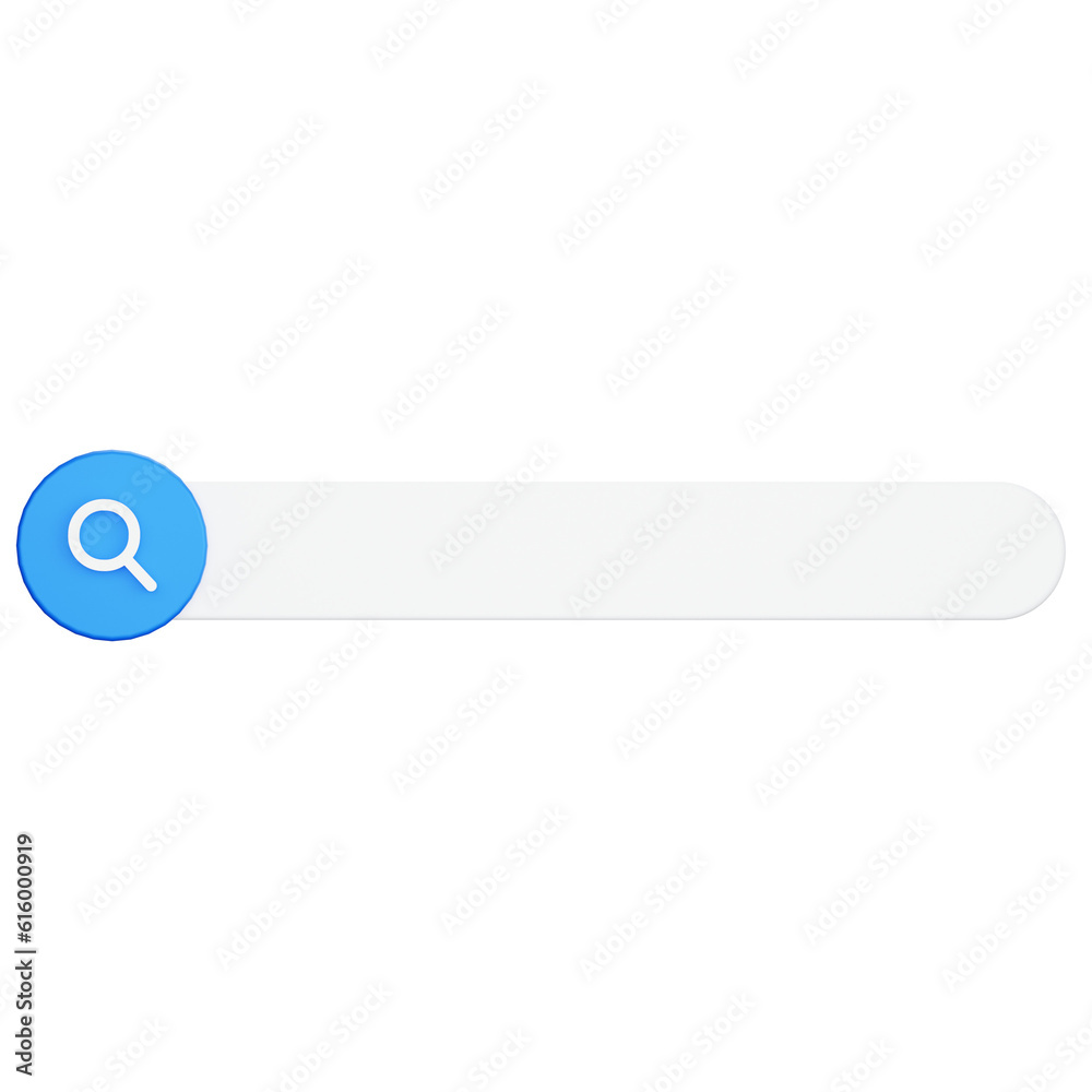search engine bar 3d icon search engine bar 3d icon