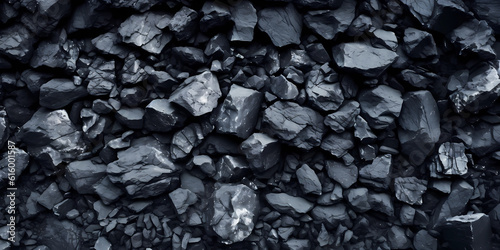 Wallpaper Mural Coal black texture dark background, geology theme, AI generated Torontodigital.ca