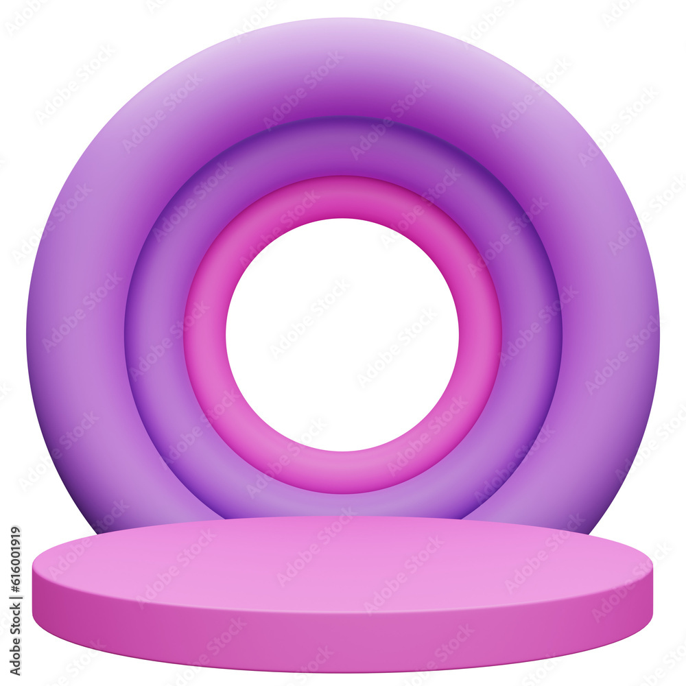 pastel purple pink pedestal product presentation 3d icon pastel purple pink pedestal product presentation 3d icon