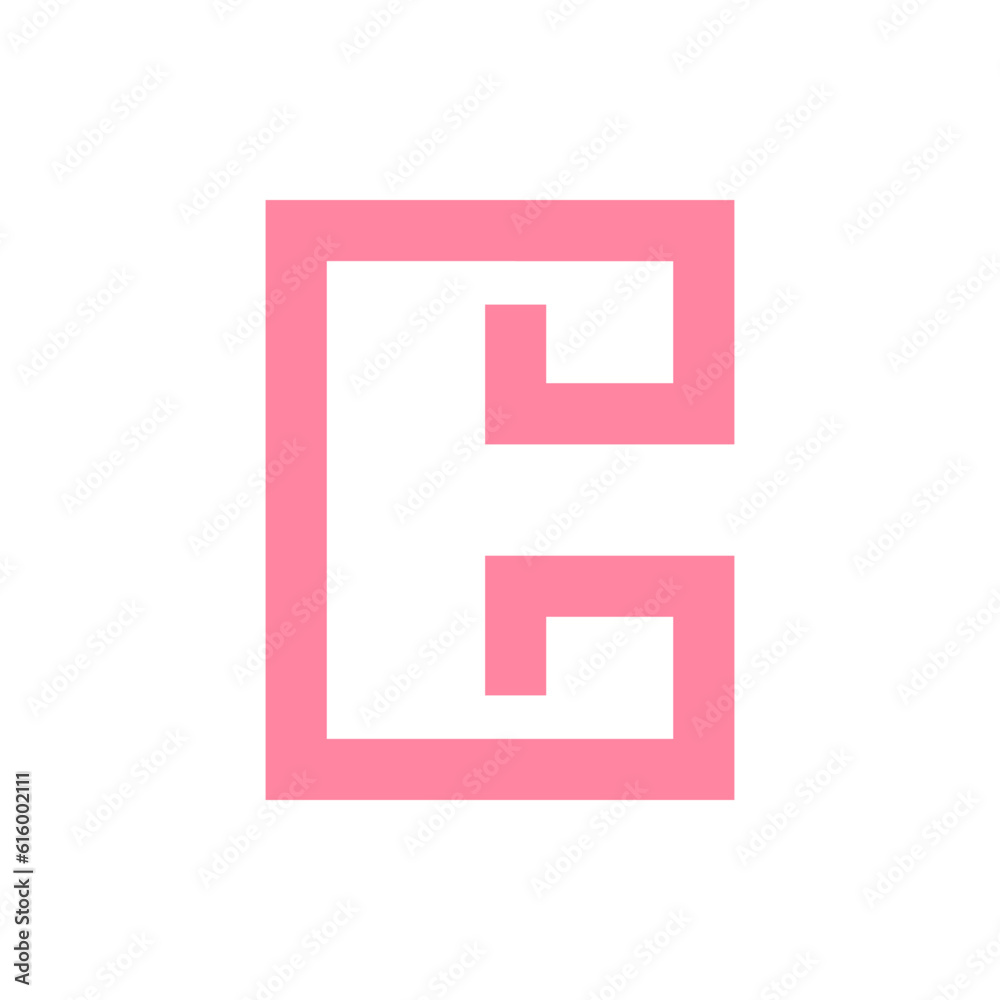 Letter C logo. Monogram design vector logo Letter C logo. Monogram design vector logo