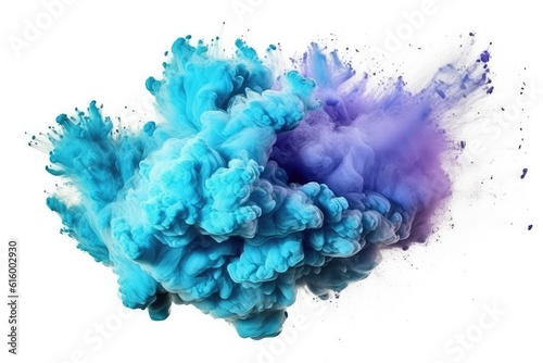 blue paint splashes