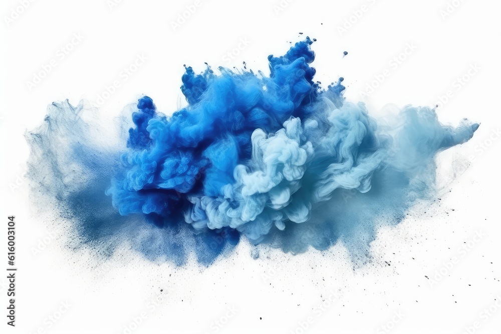 Naklejka premium blue watercolor background