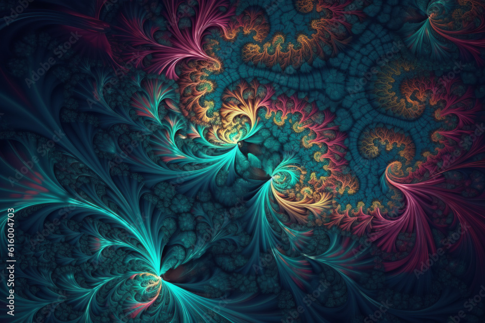  Fractal Background Color, Generative AI.jpg, Fractal Background Color, Generative AI 