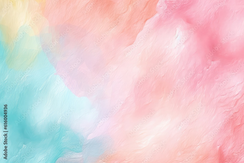 Soft Pastel Blend: Create a gentle and dreamy watercolor texture background by blending soft pastel colors in a smooth and seamless manner.