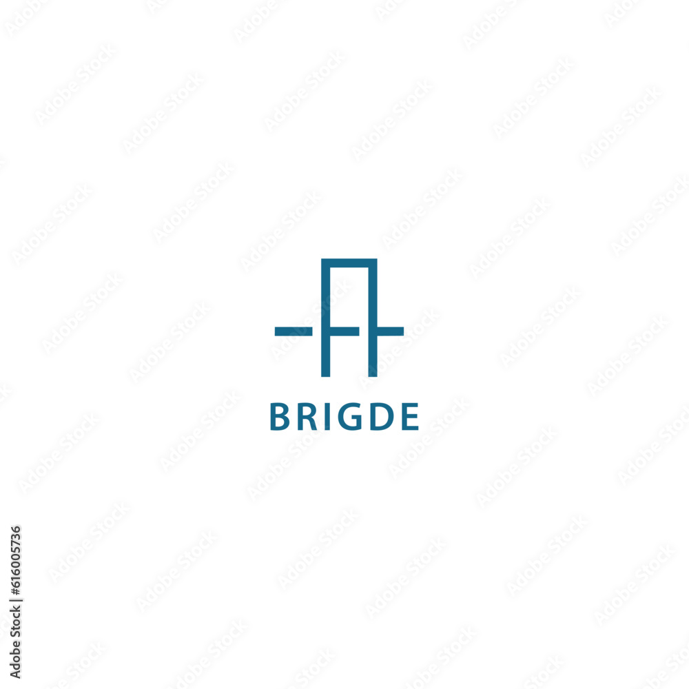 bridge logo minimalist elegant line style bridge logo minimalist elegant line style
