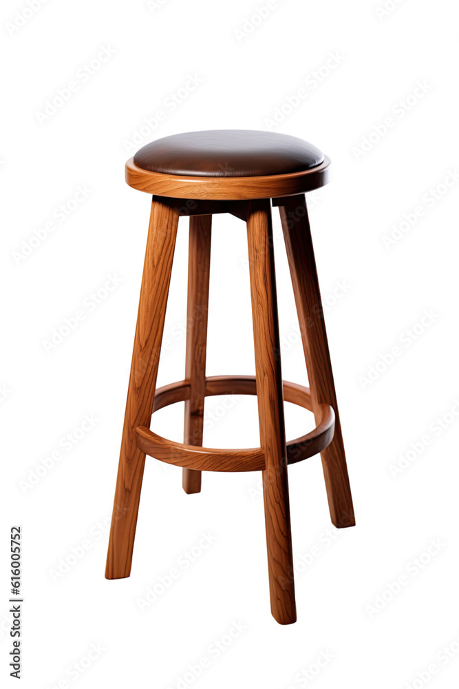 bar stool isolated on a transparent background, generative ai bar stool isolated on a transparent background, generative ai