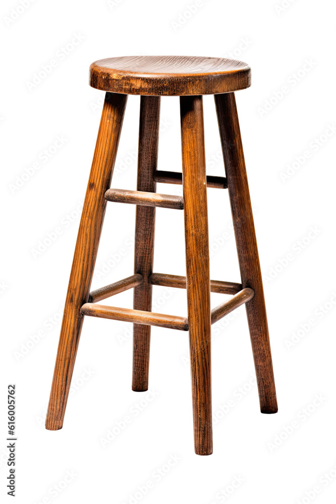bar stool isolated on a transparent background, generative ai bar stool isolated on a transparent background, generative ai