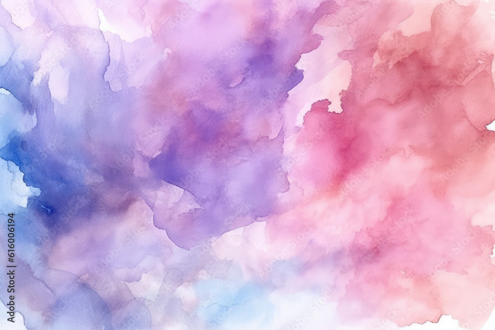 Fototapeta premium Watercolor Wash: Use watery and translucent brush strokes to create a soft and ethereal background with a watercolor-like appearance.