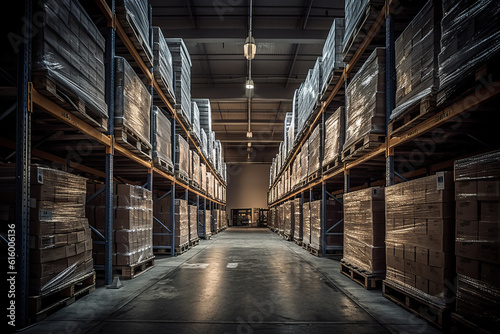 Warehouse Logistics, Generative AI © Box Milk