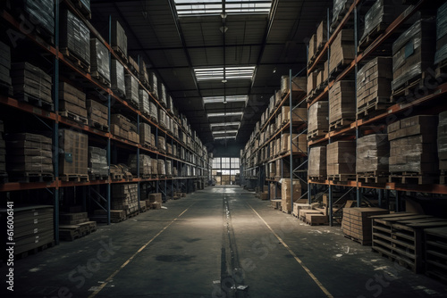 Warehouse Logistics, Generative AI © Box Milk