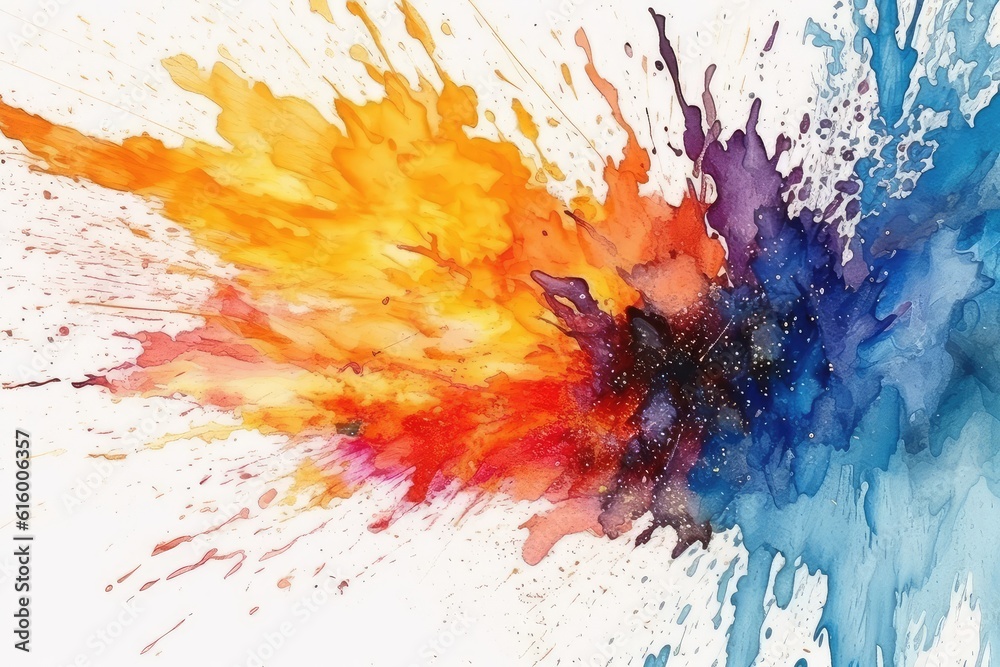 Fototapeta premium Abstract Expressionism: Experiment with expressive and abstract brush strokes, capturing the spontaneity and emotion of the artistic process.