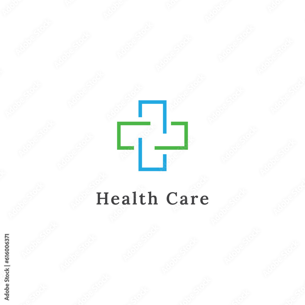 medical logo with broken style medical logo with broken style