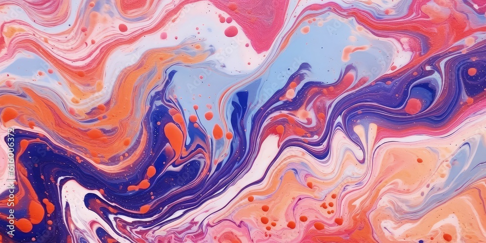 Artistic Abstract Marble: Experiment with bold and vibrant colors on a marble texture, creating an abstract and artistic background.