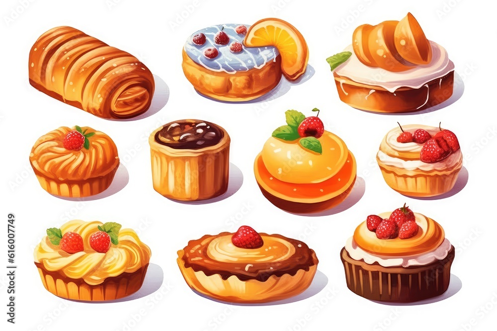 set of cupcakes set of cupcakes