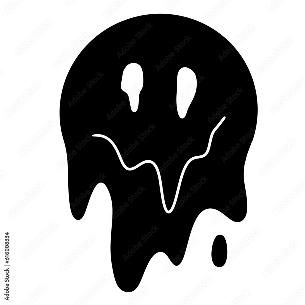 Melt Smiley face, aesthetic elements , tattoo idea Melt Smiley face, aesthetic elements , tattoo idea